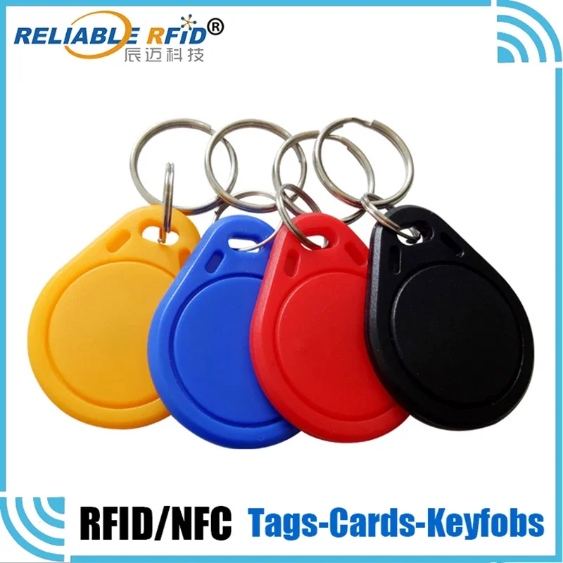 10Pcs READ ONLY ID 125KHz RFID EM4100 Door Entry Access Control High Quality Key Tag Keyfobs TK4100 Chip Proximity Card