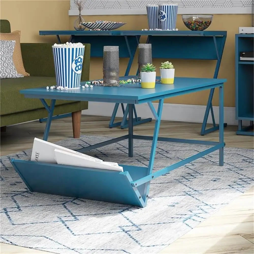 

Regal Coffee Table, Blue