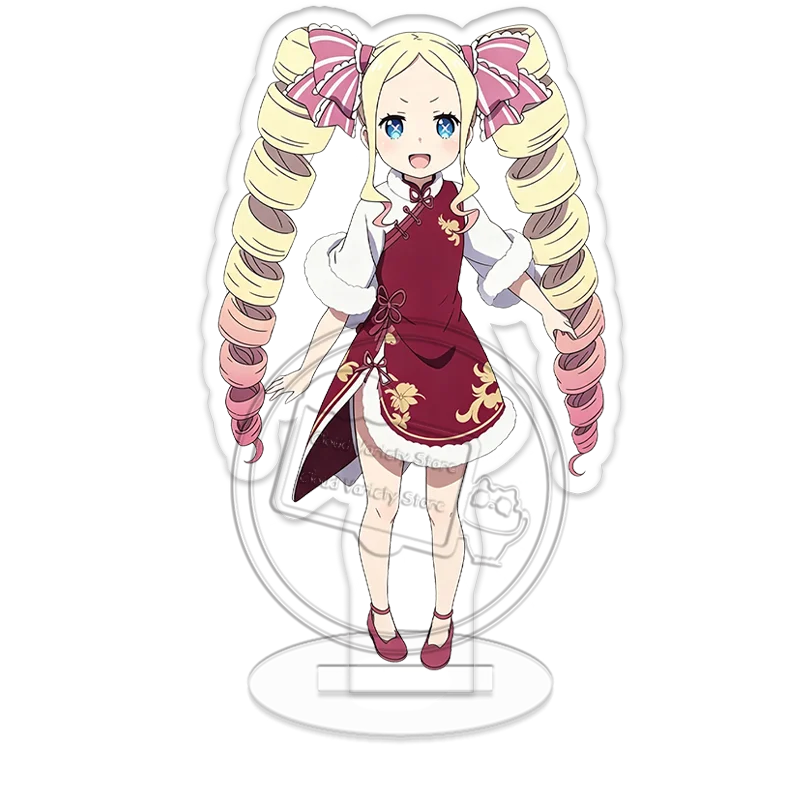 Re ZERO Acrylic Standee Starting Life in Another World Ram Rem Anime Character Desk Display Stand Ornament Collection Gifts view 2