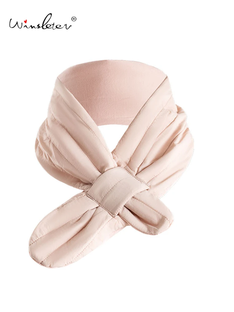 

Winsleter-Женский элегантный шарф из 100% натурального шелка, водонепроницаемая защита от холода, теплые мягкие шарфы для подарков маме, зима 2025 A5N582CC