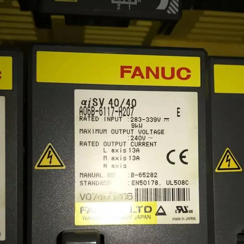 

A06B-6117-H207 New Fanuc Servo Driver IN STOCK Fast ship