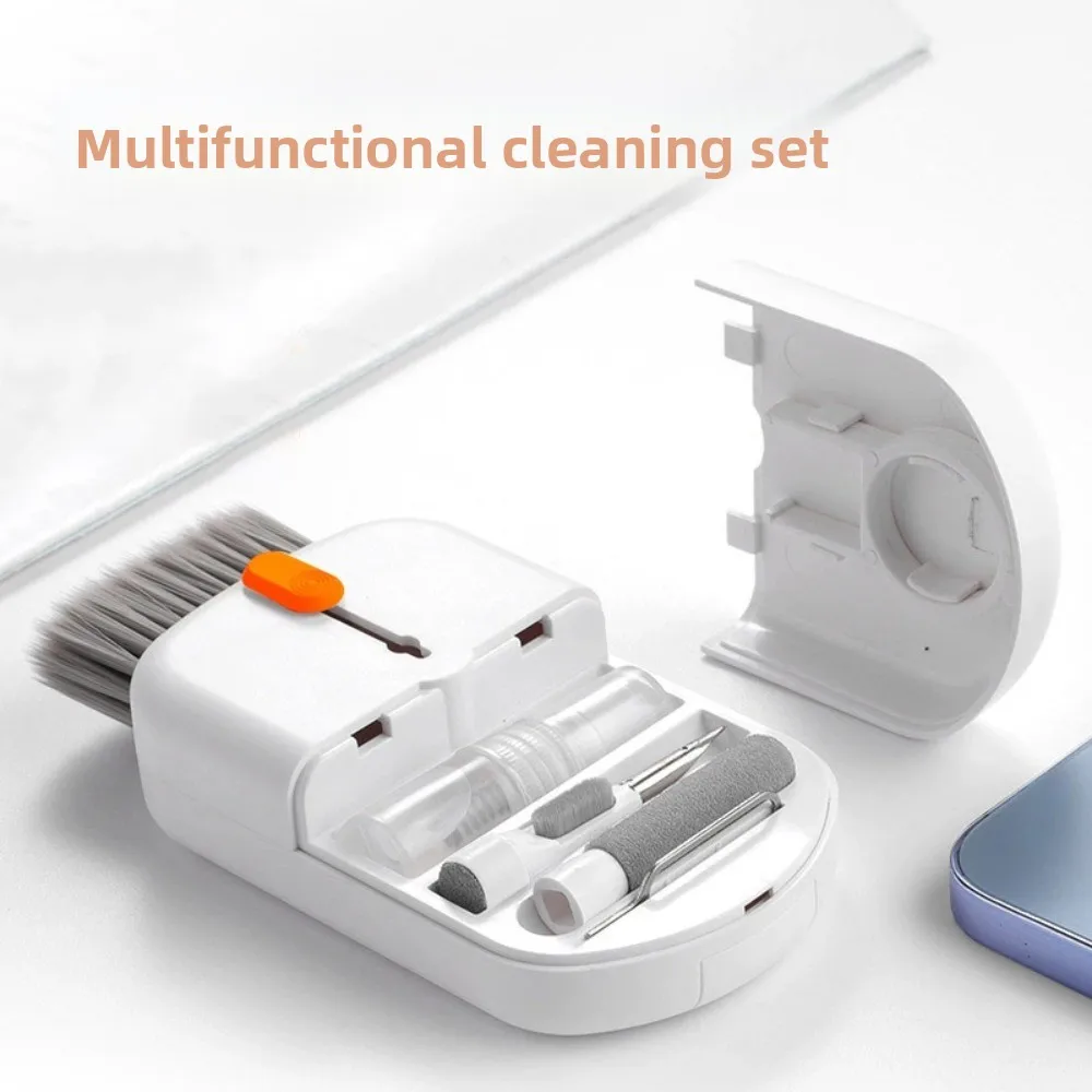 Portable Electronic Cleaning Set Screen Cleaning Multipurpose Keyboard Cleaner Kit Convenient Bracket Design