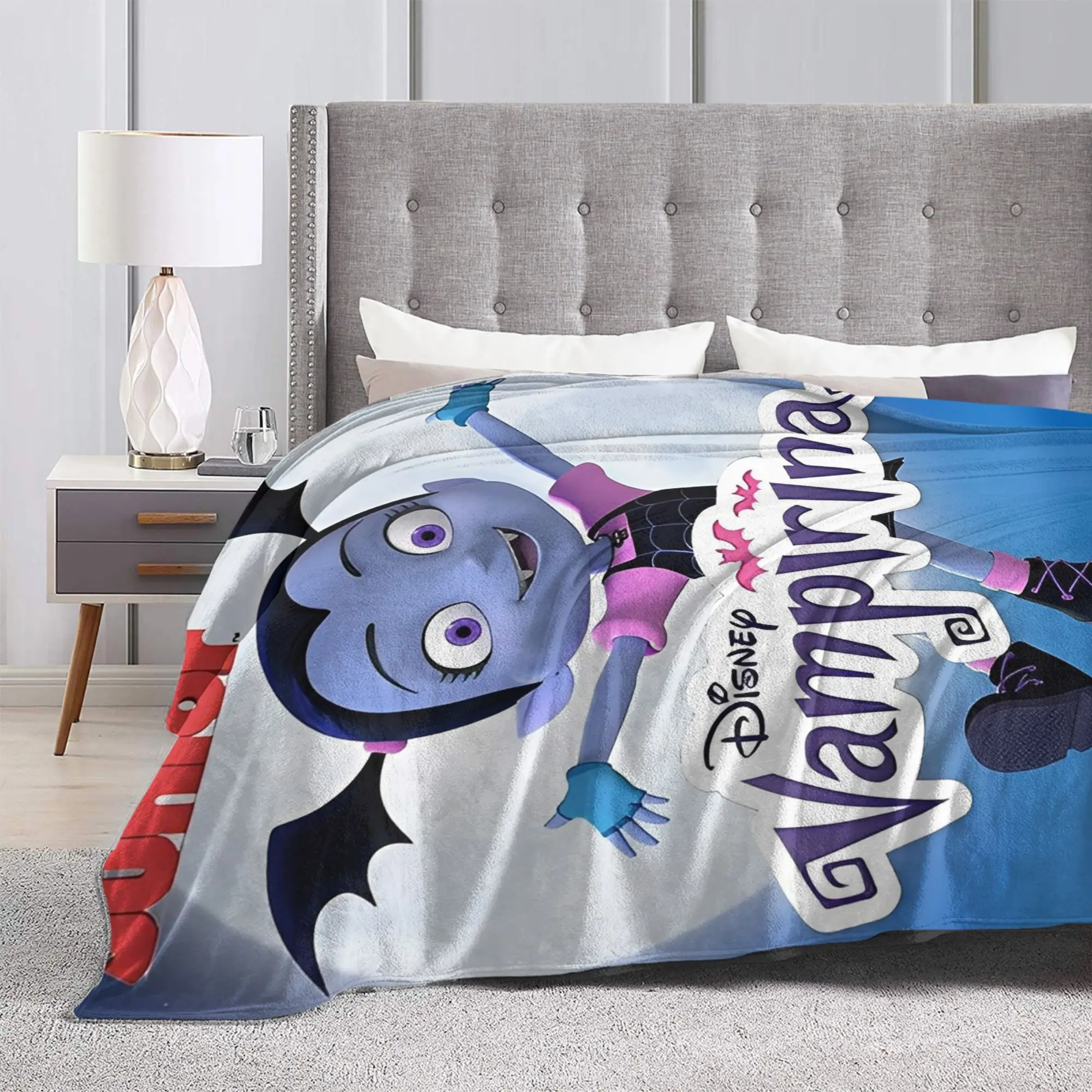 Vampirina في سن المراهقة مصاص دماء ميرش بطانية لينة المرجان الصوف أفخم رمي بطانية لحاف مريح #6
