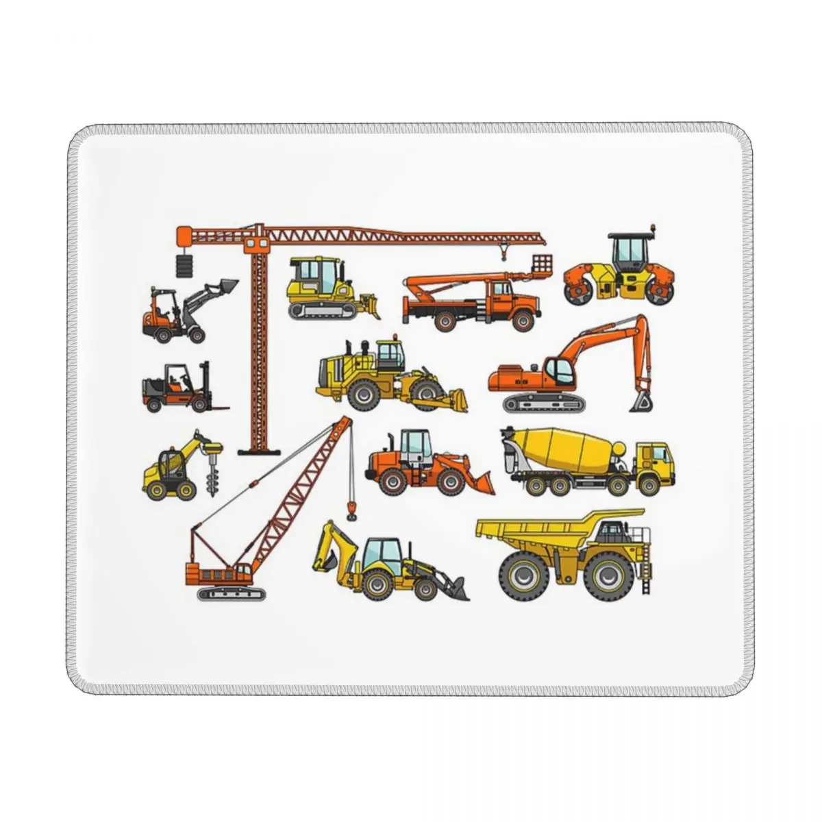 

Construction Truck Excavator Mouse Pad Computer Keyboard Mouse Mat Gaming PC Desk Mat Office Table Mats