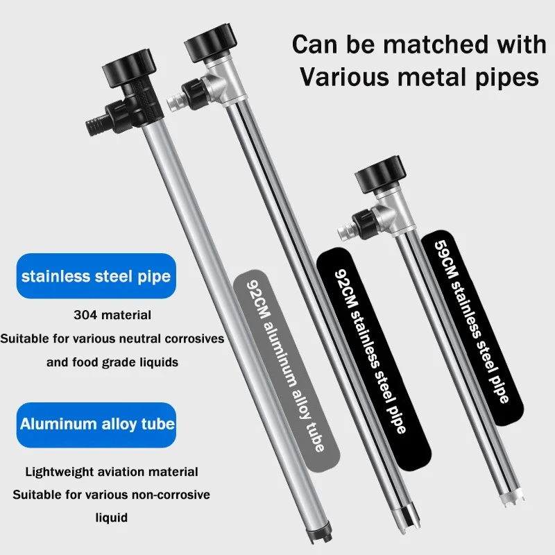 

21V Transfer Pump Portable Lithium Battery Inserted Barrel Pump 3200W Electric Oil Pump Fuel Dispenser