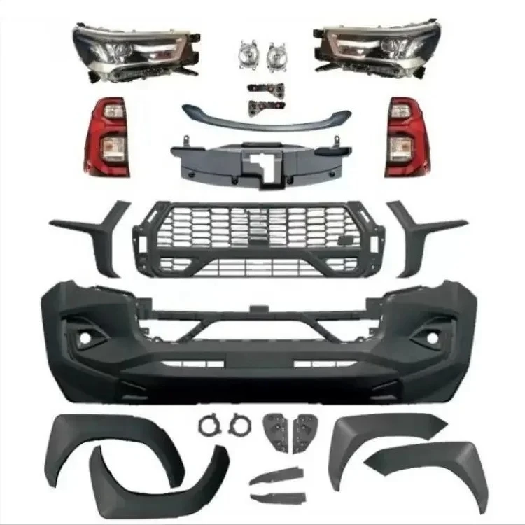 

Bodykit Pickup для TO YO TA Hilux revo 2015-2022, обновление для GR Sport style 2023, новое поступление, решетка бампера для подтяжки лица