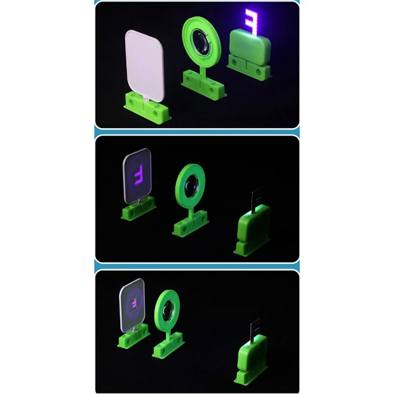 New-Convex Concave Lens Imaging Pinhole Imaging Optics Experiment Kit F Light Source Physics Lab Teaching Set Convex Concave Len