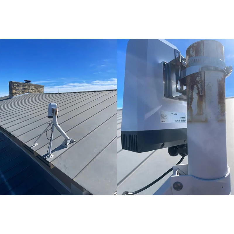 Unidade externa CPE externa de quatro feas 5G com suporte 5G NR TDD-LTE FDD-LTE