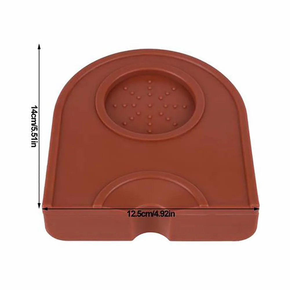 Durable Silicone Espresso Tamp Mat Coffee Tampering Corner Mat Pad Tool Non-slip Suitable For Semi-automatic Coffee Machine