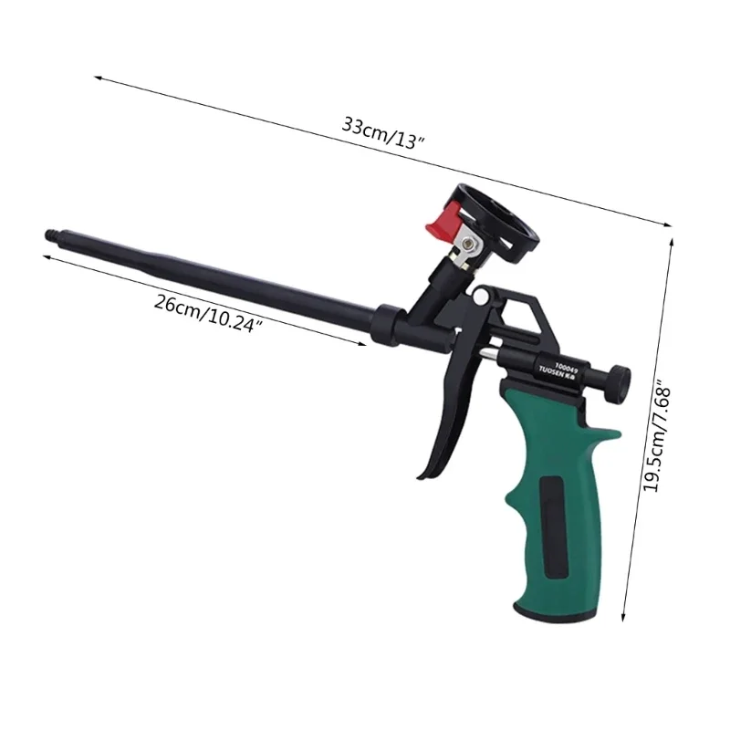 Foam Expanding SprayGun Foaming Jet GlueGun Metal Polyurethane Triggers Sprayer Sealant Caulking Tool for House