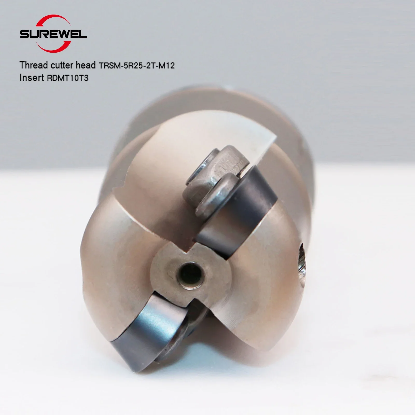 TRS تغذية سريعة قفل قاطعة المطحنة الأسنان رئيس قاطعة المطحنة رئيس قاطعة المطحنة الدقيقة رئيس RDMT10T3 RDMT1204 إدراج #5
