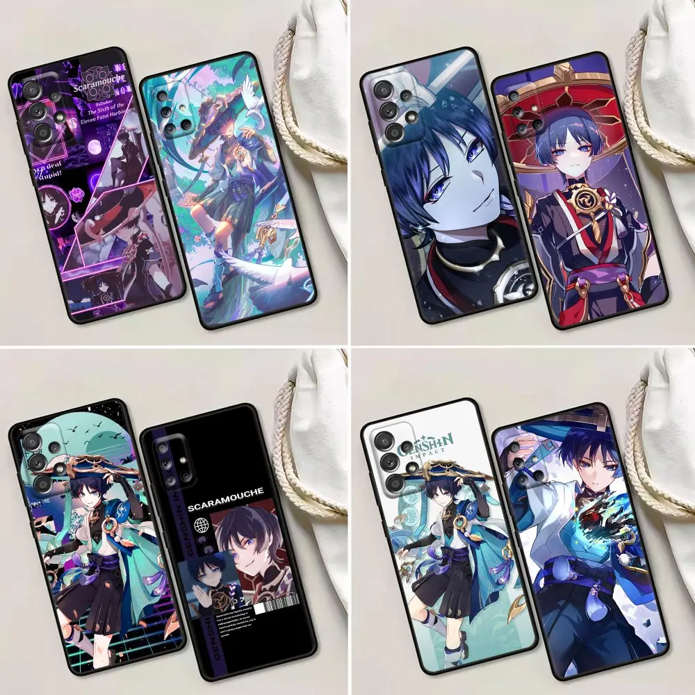 

Scaramouche Genshin Impact For Samsung Galaxy A23 Case Galaxy A13 A21s A24 A22 A14 A23 A11 A12 A03 A04s A01 A02 Cover Phone Case