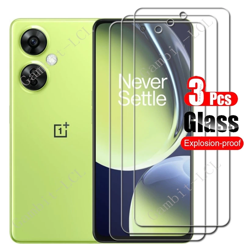 3PCS Tempered Glass For OnePlus Nord N10 N100 N200 N20 SE CE 2 Lite N300 2T CE3 3 N30 CE4 4 CE2 CE5 5 Screen Protector Cover