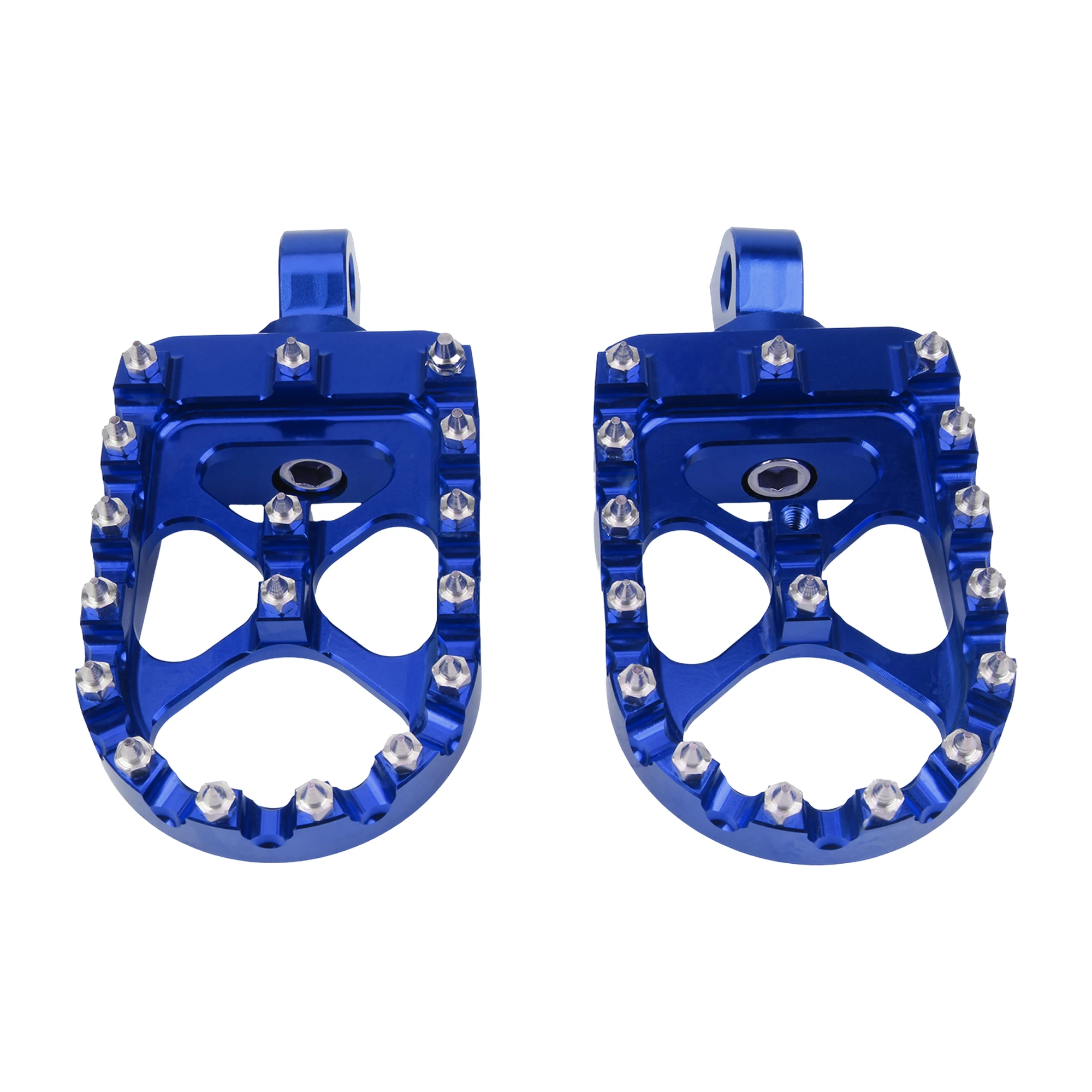 Universal Pegs Motorcycle Footpegs 360° CNC Wide Fat Roating Foot For Harley Dyna Fat Bob Softail Sportster Street Bob Motocross
