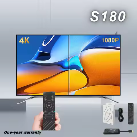 SZBOX S180 Smart Tv Set-top Box Android 14.0 S905X5M Quad Core ARM Cortex-A55 2GB LPDDR4 32GB EMMC WiFi6 BT5.4 4K Media Player
