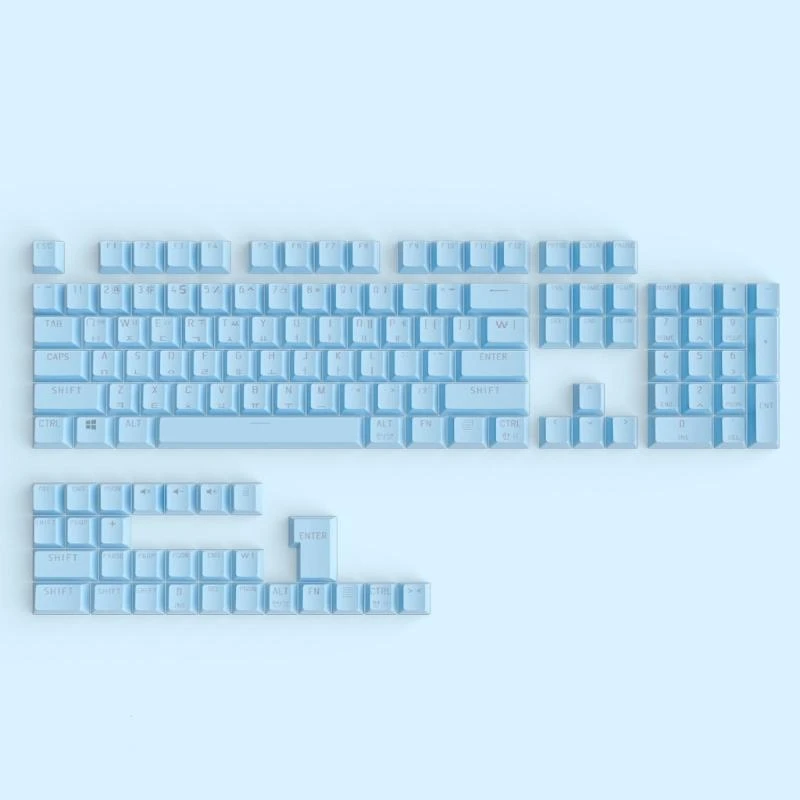 Качественный набор корейских клавишных колпачков из АБС-пластика, OEM-профиль, полное покрытие для переключателей MX 61 64 68 75 98 104 108 механических клавиатур