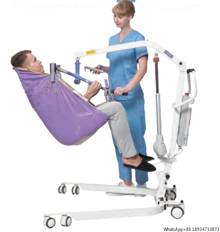 

Humaneotec Patient Floor Transfer Lifter Pediatric lift for disabled people with sling Foldable lift for bedridden patients