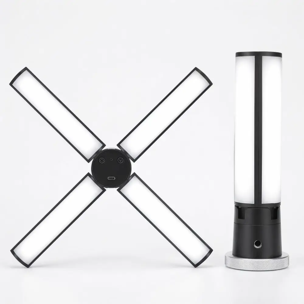 Inline Cord Control Foldable LED Fill Light Compact Storage Collapsible Design Portable Beauty Lamp Handheld Design