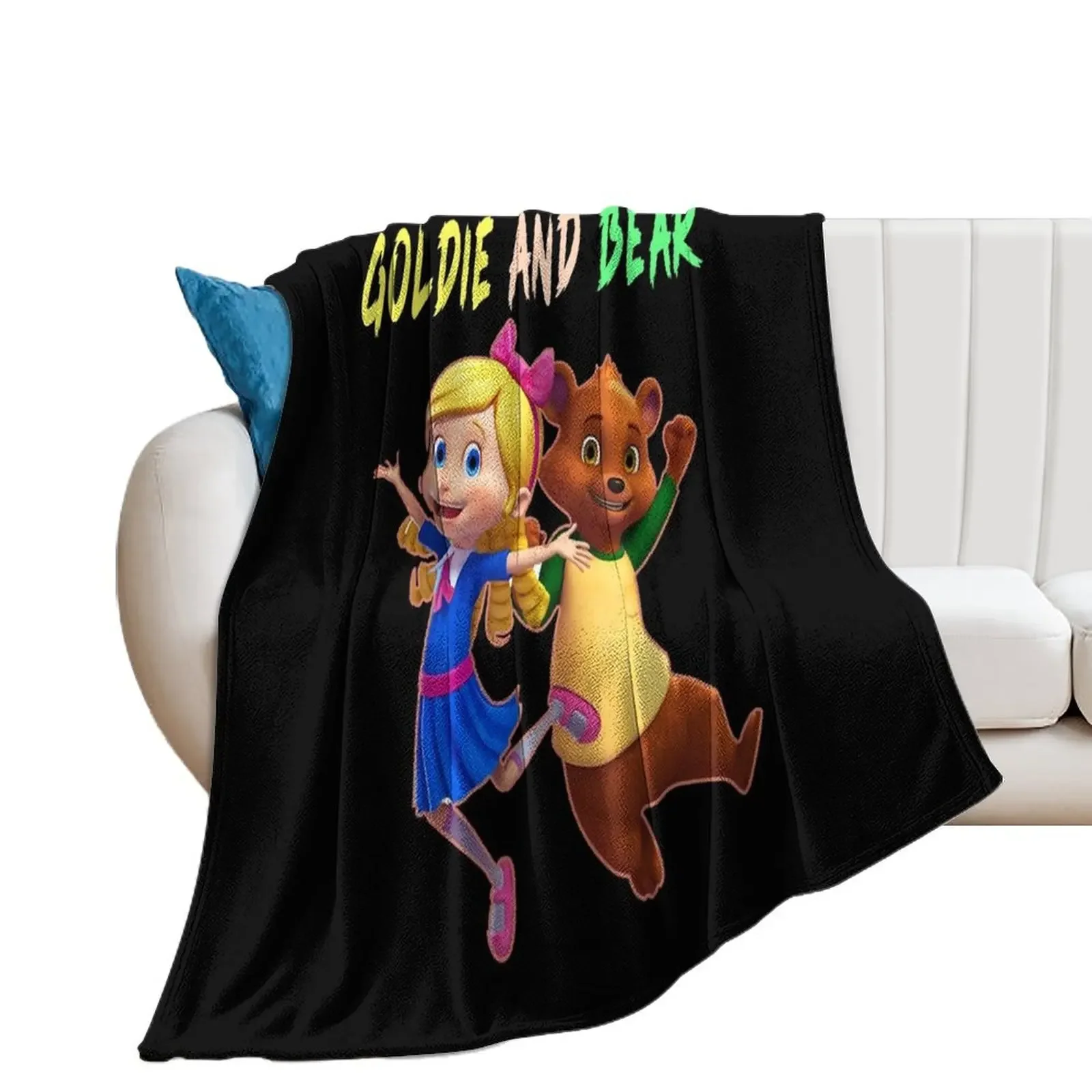 Goldie and Bear stuffed animalscostume gift for Fans goldie and bear birthday party ideas Throw Blanket Furrys Blankets