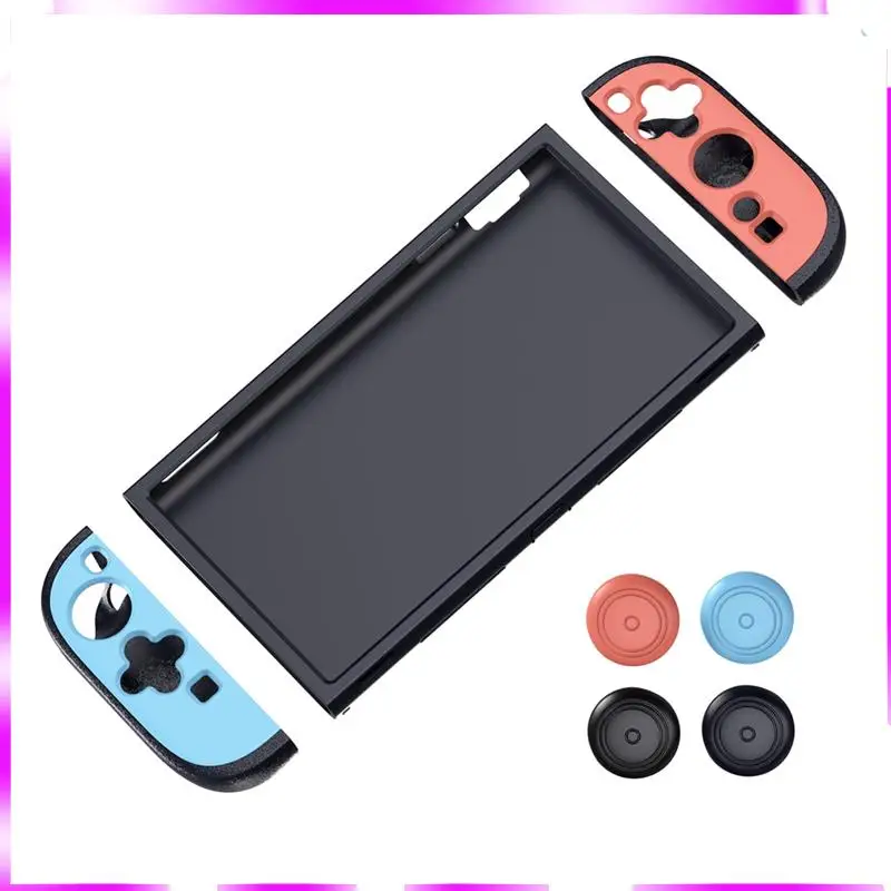 N98R For Joy-Con Grip Cover With Protective Silicone Case For Nintendo Switch 2, Split Design, Anti-Scratch, Shock-Absorption