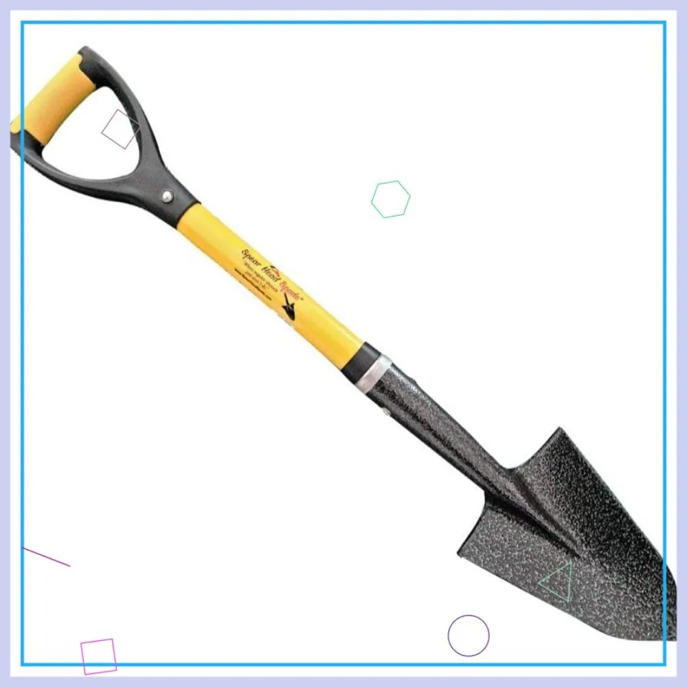 

30-дюймовая мини-лопата со скошенным лезвием и мягкой ручкой — легкий садовый инструмент для женщин и детей