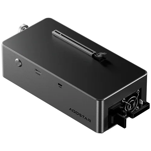 Imagen 1 del producto 2025, el último muelle AOOSTAR AG02 EGPU con puerto OCulink/USB4, fuente de alimentación integrada Huntkey de 800W, admite interfaz TGX de intercambio en caliente