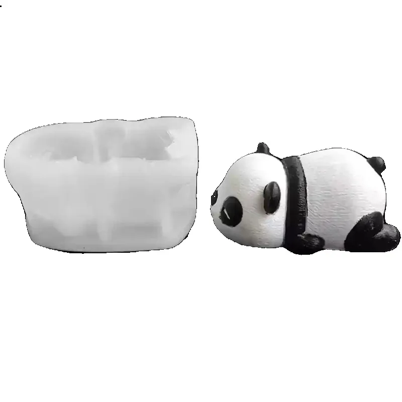 3D 3D Mousse Silicone Baking Mold for Panda Chocolate Panda Mousse Cake Mold