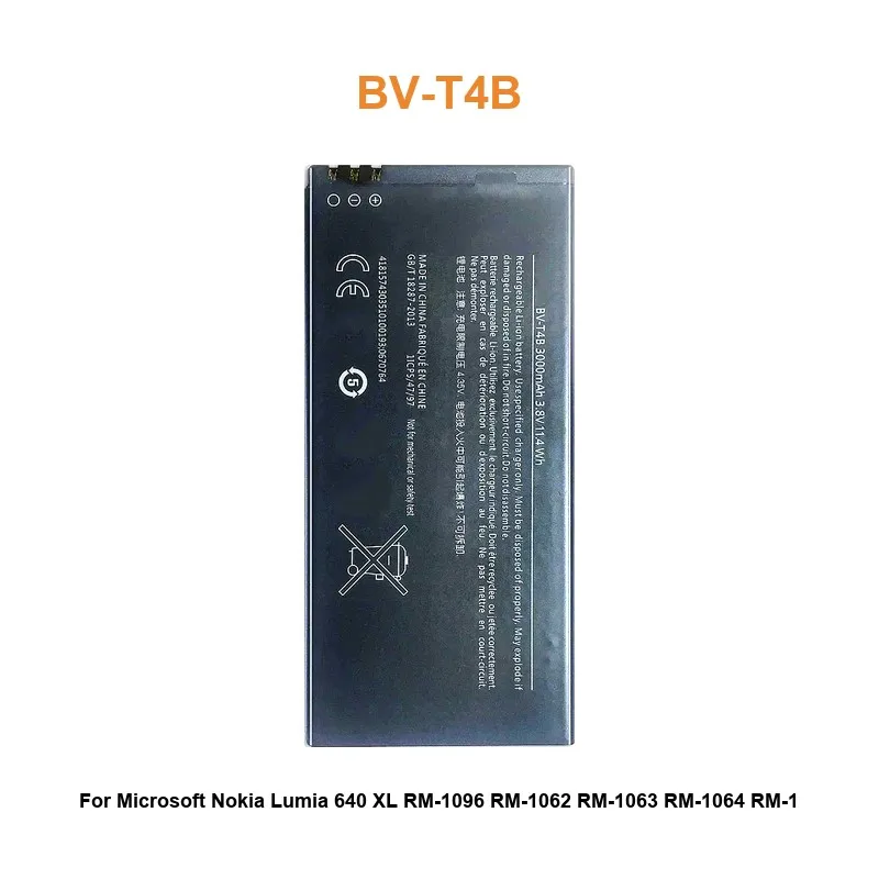 بطارية لمايكروسوفت نوكيا Lumia 640 535 950 435 640 430 RM-1109 RM-1090 RM-1106 RM-1096 BV-T5C BL-L4A BV-T5E BV-5J BV-T4B