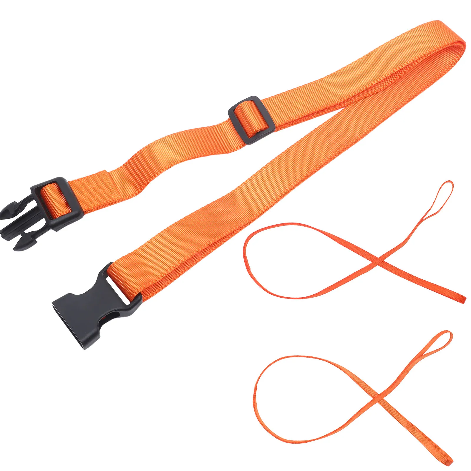 

Safety Belt Swimming Pool Float Tether Harness Waist Resistance Orange Double Connectors Adjustable Durable Sports Training