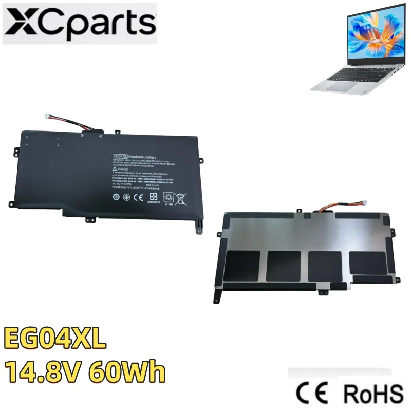 

New 14.8V 60Wh EG04XL Laptop Battery for HP Envy Sleekbook 6 6-1000 1100 681951-001 HSTNN-IB3T HSTNN-DB3T TPN-C103 TPN-C108