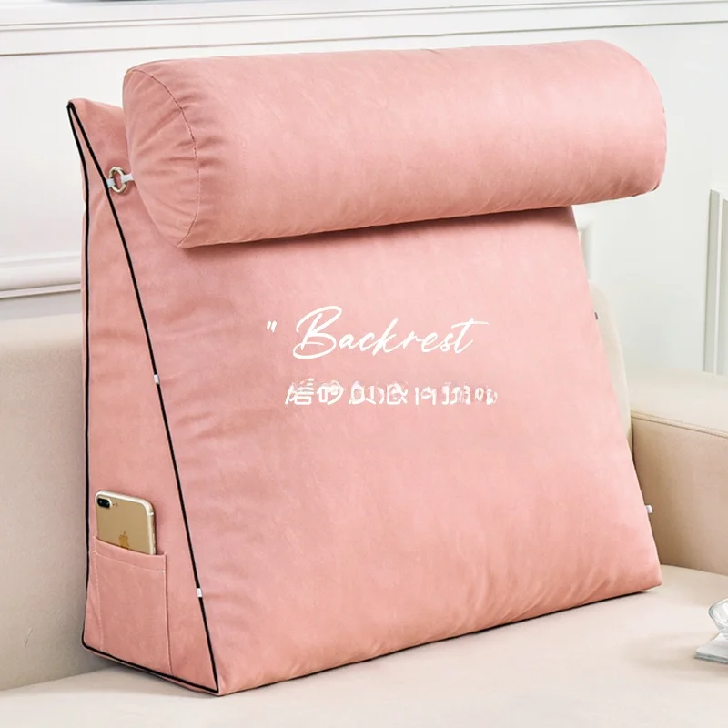 

M Home Tech Fabric Pillow Office Chair Lumbar Support Tat Barest Sofa Cuion Bedroom Decor Soft Plu Tow Pillow