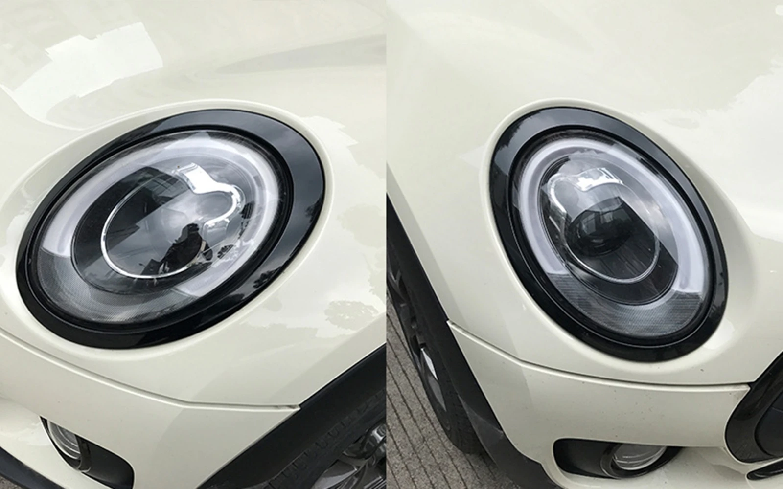 For Mini Cooper F55 F56 F57 2014-2021 Front Head Light Rear Lamp Bezel Tail Light Surround Cover Trim Ring