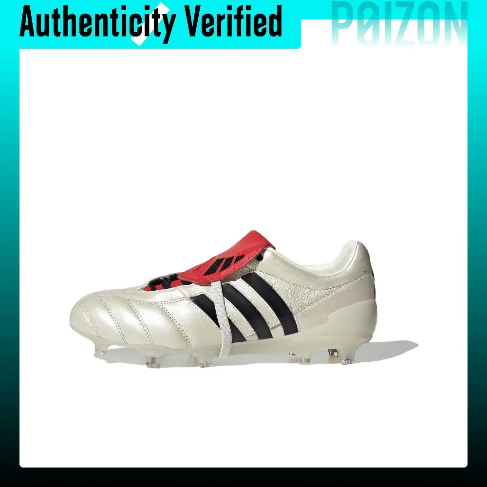 Adidas Predator Mania Soft Ground Slip Resistant Abrasion Resistant Soccer Shoes Unisex Ecru IH0965