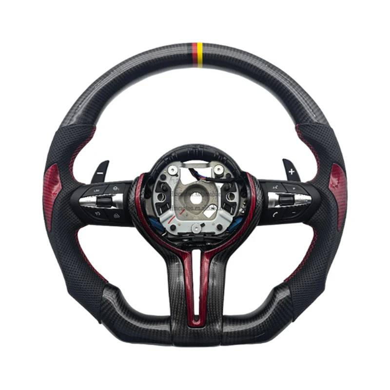 

Практичный горячий продавать перфорированный кожаный руль из углеродного волокна m Sport для BMW F10 F30 автомобильный руль