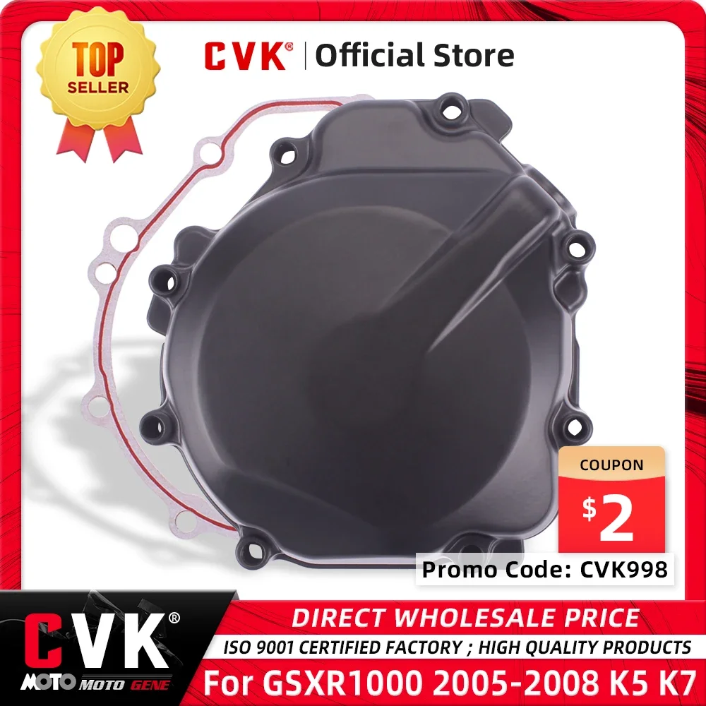 

AHH Engine Cover Motor Stator Cover CrankCase Side Cover Shell For SUZUKI GSXR1000 2005 2006 GSX-R GSXR 1000 2007 2008 K5 K7