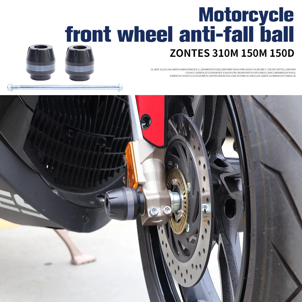 

Front Axle Fork Crash Slider For ZONTES 310M 150D 150M Motorcycle Wheel Hub Guard Pad Wheel Axle Slider Anti-Fall Protector
