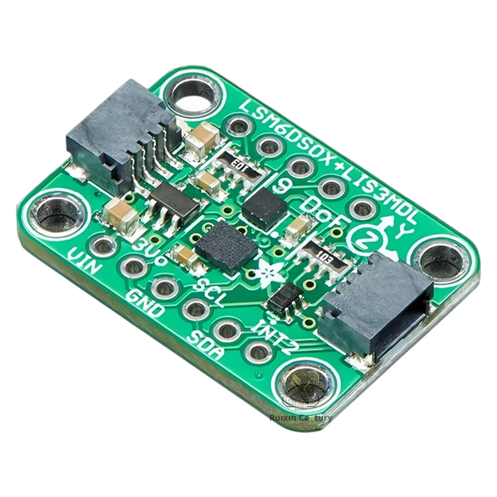 FOR Adafruit 4517 Board LSM6DSOX LIS3MDL 9 DoF IMU Accelerometer Gyro Magnetometer I2C STEMMA QT