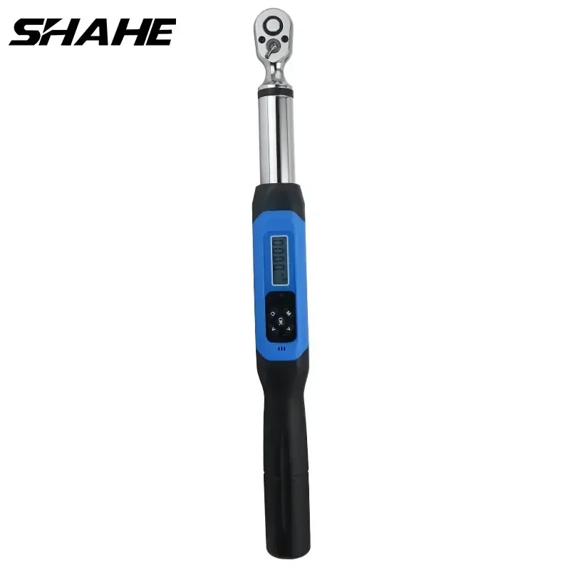 Shahe Economic Torque Wrench 1/2 Double Bidirectional Ratchet Head Digital Torque Wrench High Accuracy 2% Hand Tools AWJ