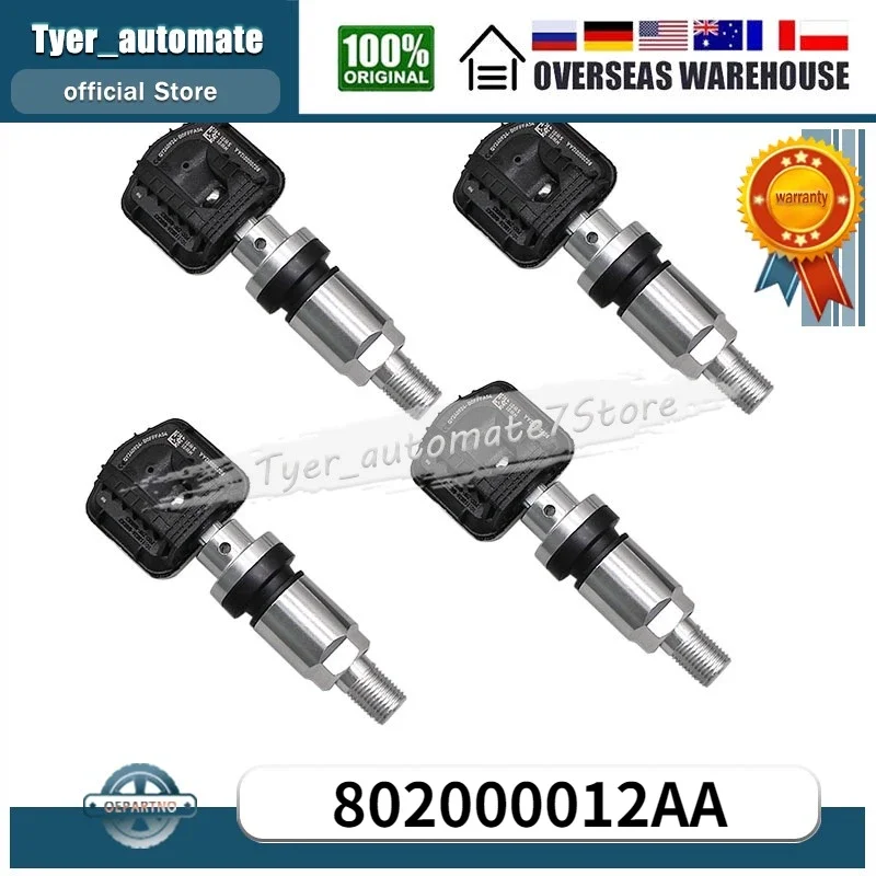 

802000012AA Датчик TPMS 433 МГц Датчик контроля давления в шинах для Chery Tiggo2 Tiggo3 Tiggo4 Tiggo7 Tiggo8