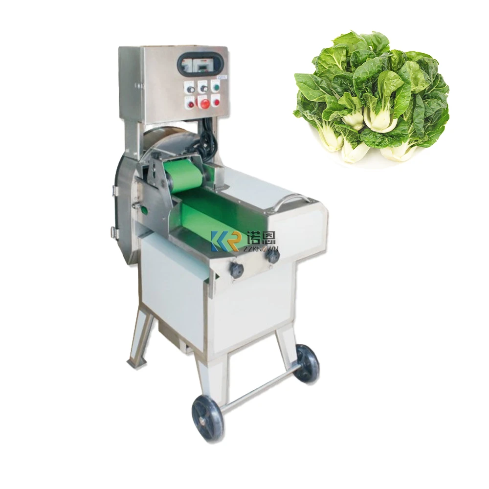 Industrial Leaf Vegetable Cutting Machine Spinach Parsley Lettuce Cutting Potato Chips Slicer Dicing Shredded Cutter Chopper