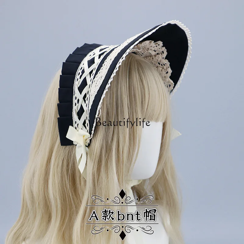 

Cute Lolita Hat Female Dress Up Lace Lace Bow Headgear Hat