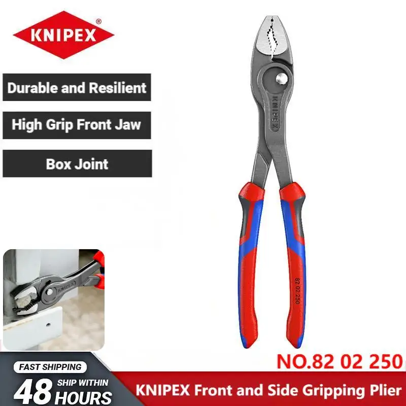 KNIPEX 82 02 250 Carp pliers with push button adjustment rusty slippery teeth loosening and removing clamping screws pliers tool