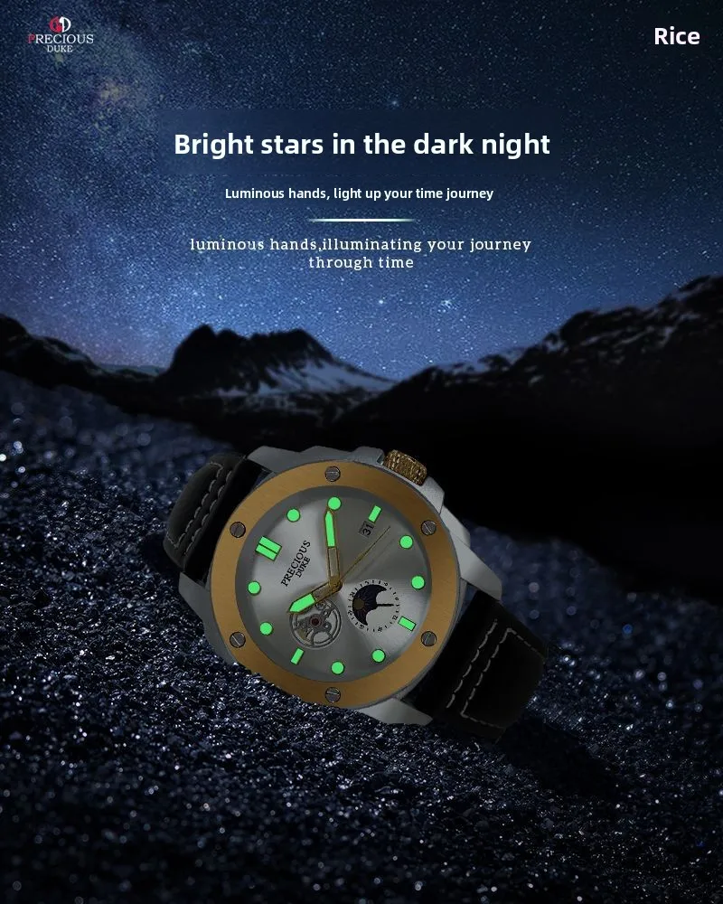 ساعات الغوص الرجالية الجديدة؛ ساعات الياقوت الفاخرة من أفضل العلامات التجارية للرجال مع مقاومة للماء بطول 200 متر #3