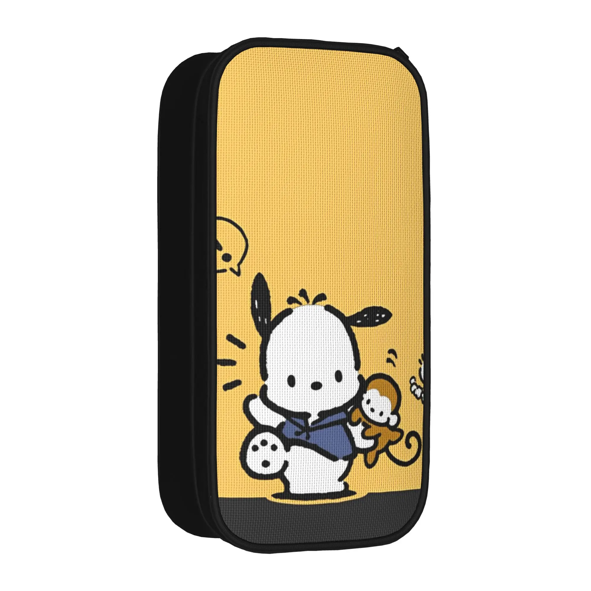 

Kawaii Pochacco Pencil Case Fun Cartoon Dog Pen Holder Bag Girl Boy Large Storage School Supplies Zipper Pencilcases