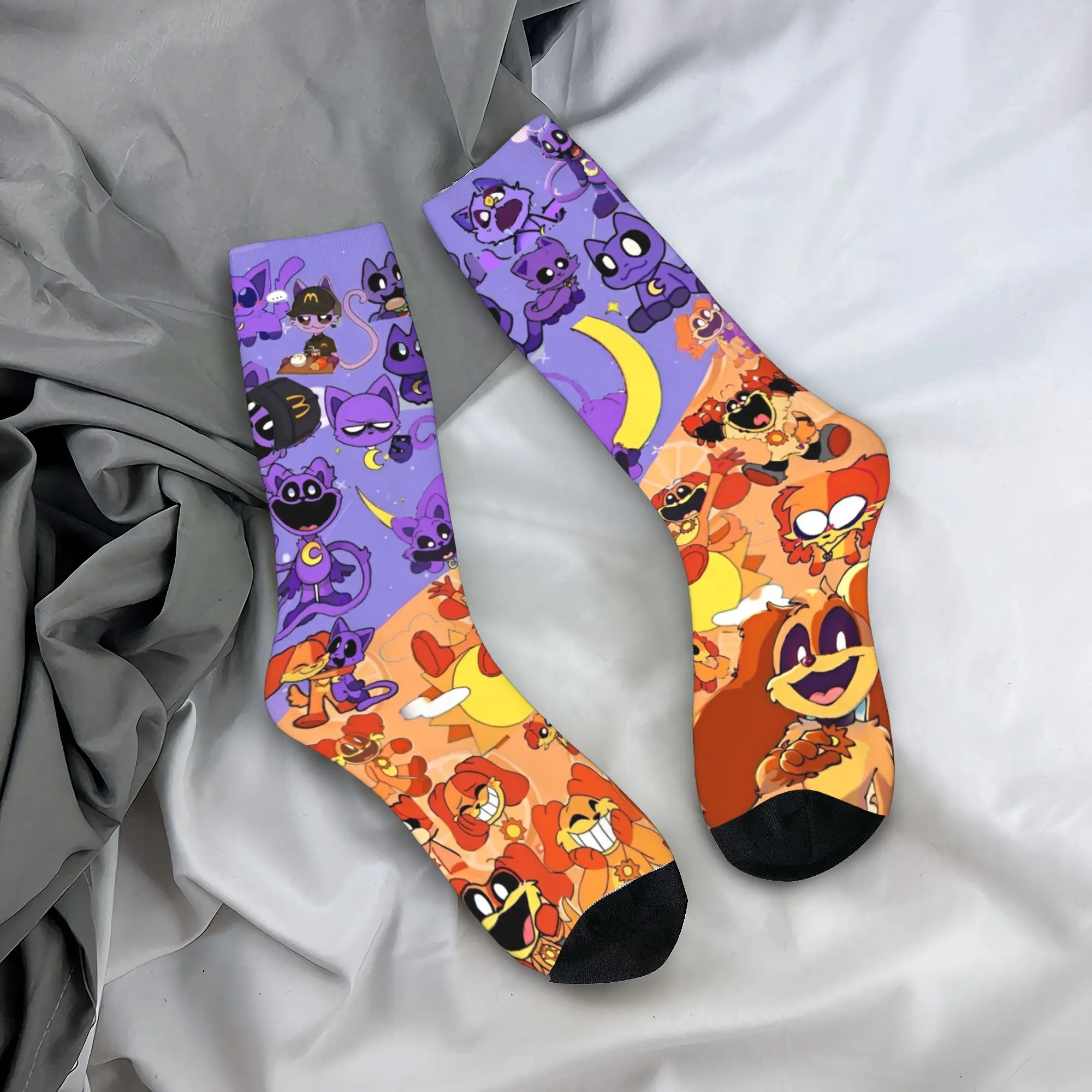 

Catnap Dogday Toddlers Socks Men Women Polyester Funny Happy Cartoon Game Socks Harajuku Middle Tube Socks Gift Stockings