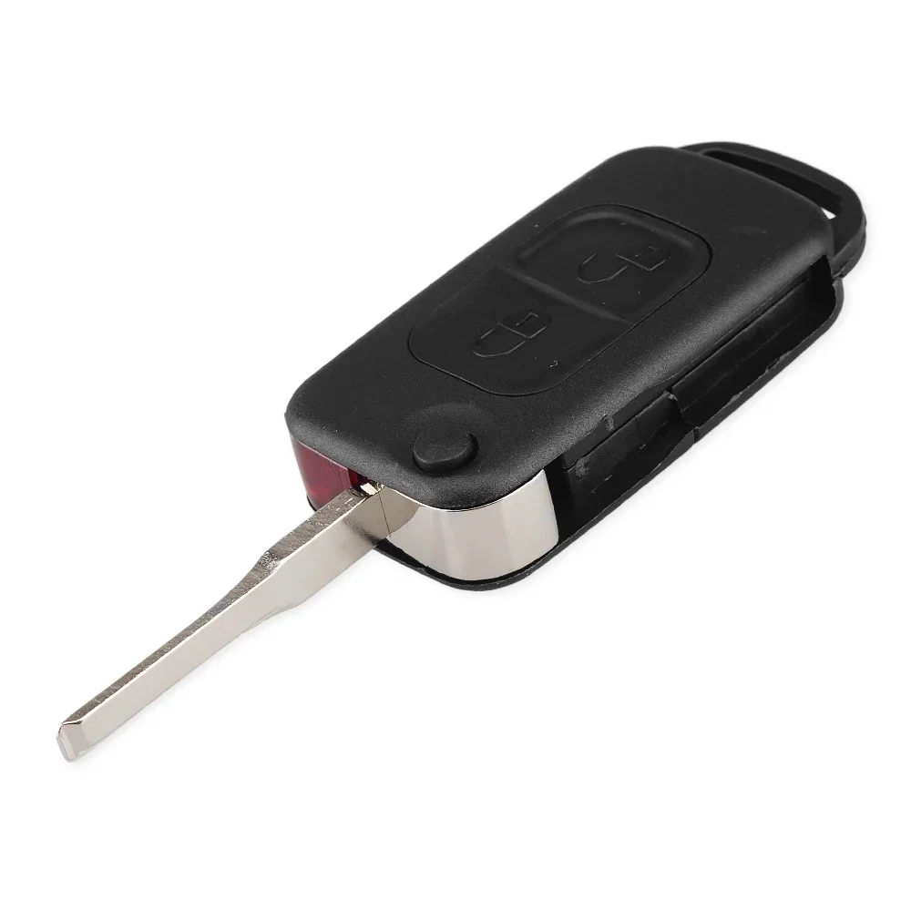 KEYYOU 2/3/4 Pulsante di Ricambio di Vibrazione A Distanza Chiave Dell\'automobile Borsette Per Mercedes Benz W124 W168 W202 W203 UN C E ML C CL S SL