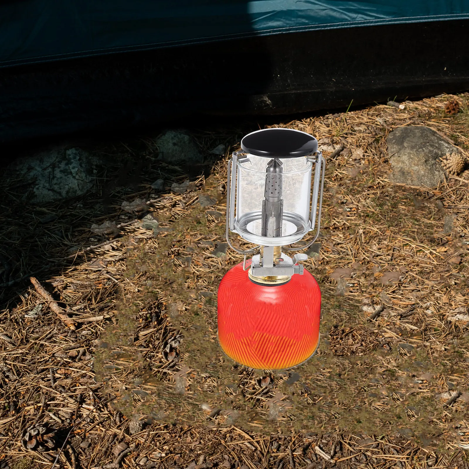 

1Set Stable Strong Outdoor Gas Lantern Camping Lamp Warm Light Multi Functional Tent Lamp Portable Emergency