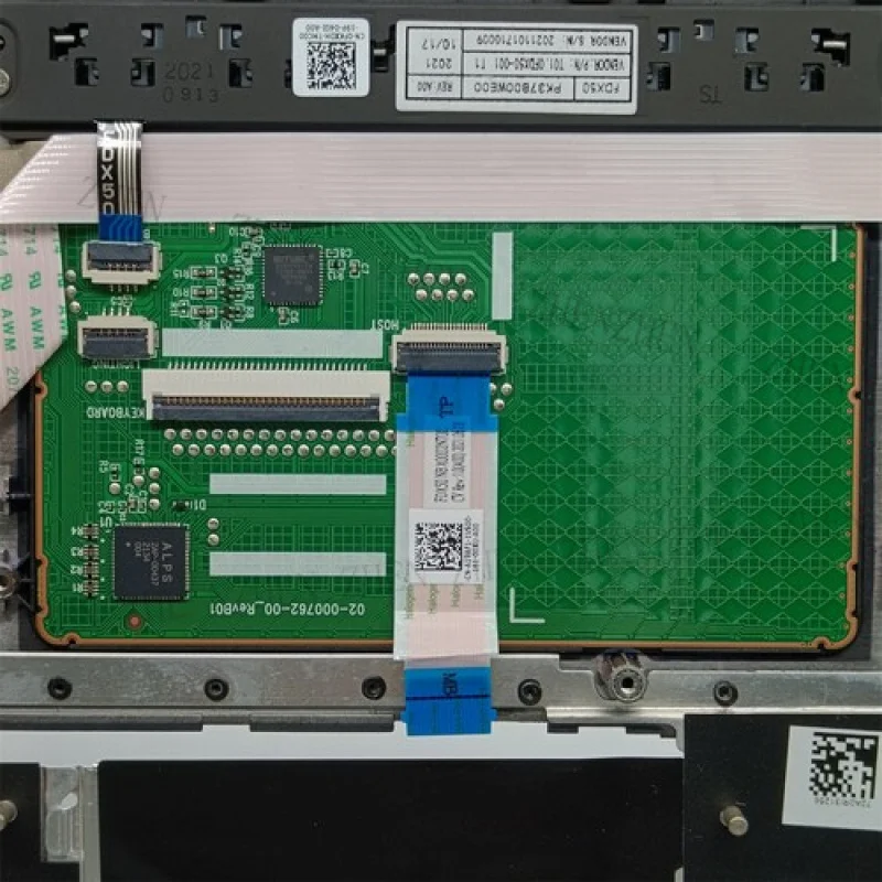 Y For Precision 7550 M7550 Palmrest العلوي مع لوحة طاقة لوحة اللمس 00DT37