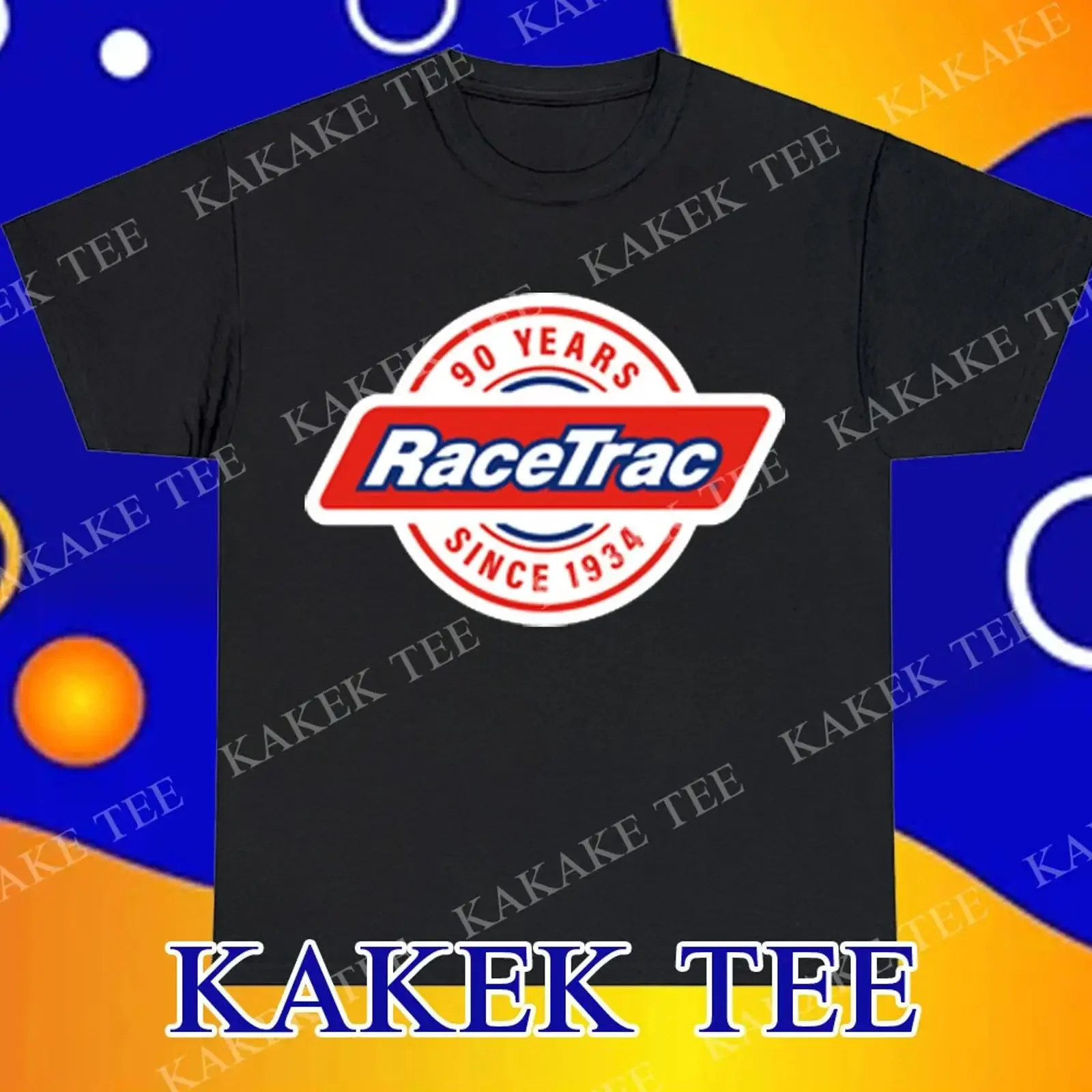 New RaceTrac Convenience store Whatever Gets Logo T Shirt Funny Size S to 5XL Image 1 of 3 vintage Washed Breathable streetwear