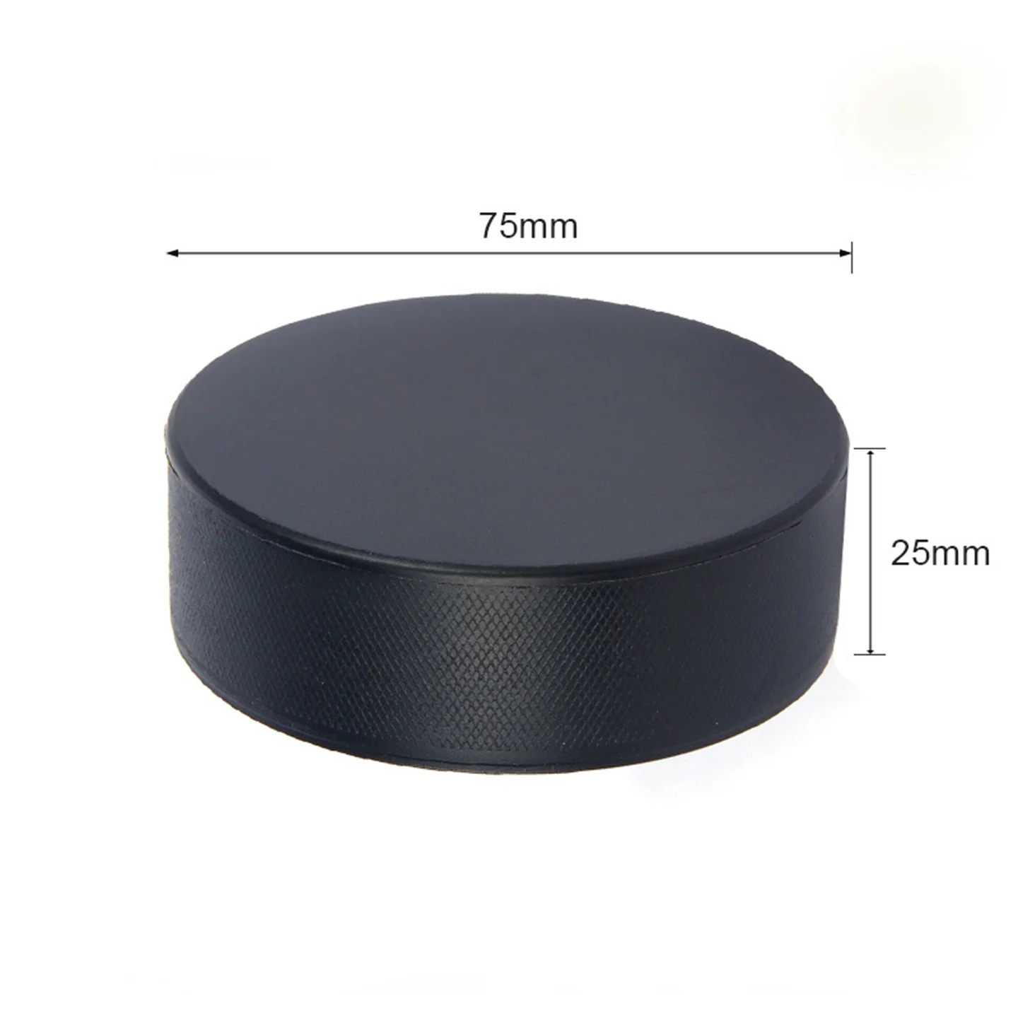 Official Match Ice Hockey Puck Black Rubber Wear-resistant Solid Competition Training Ice Hockey Skating Ball